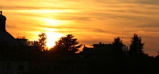 Tramonto Monte Mario a Roma