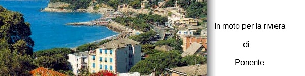 In moto per la riviera di ponente