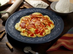 Ravioli dolci di ricotta