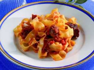 Pappardelle con l'anatra all'aretina