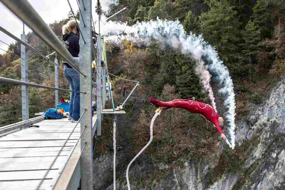 Dove fare bungee jumping in Italia