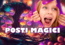 Luoghi magici dove vivono fate folletti portare bambini