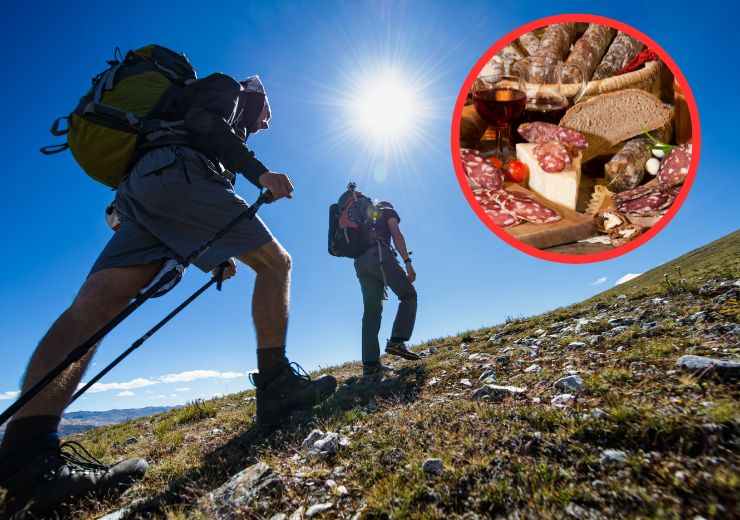 Tour mangia e cammina sulle Alpi