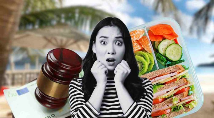 Vietato il cibo in spiaggia: le sanzioni