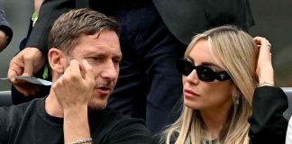 totti e noemi partono con i ragazzi