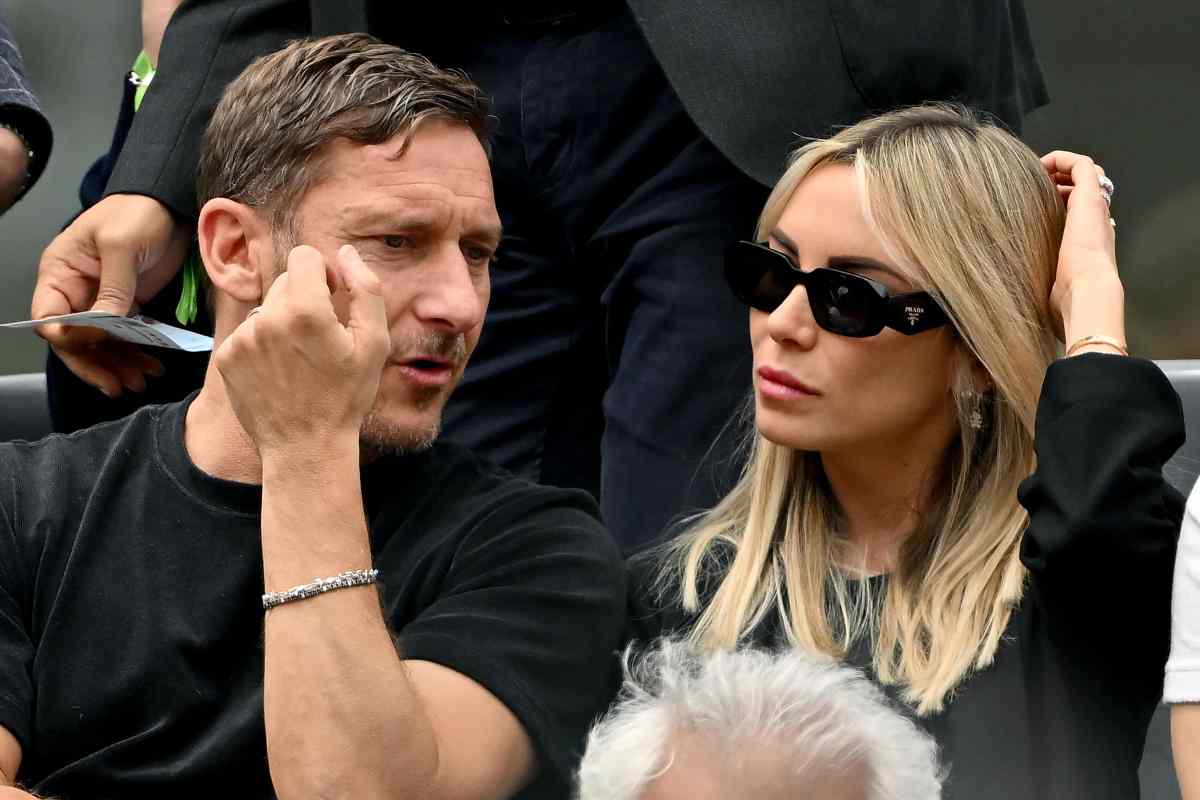 totti e noemi partono con i ragazzi